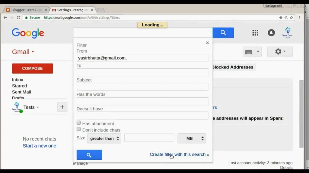 How to create email rules in gmail